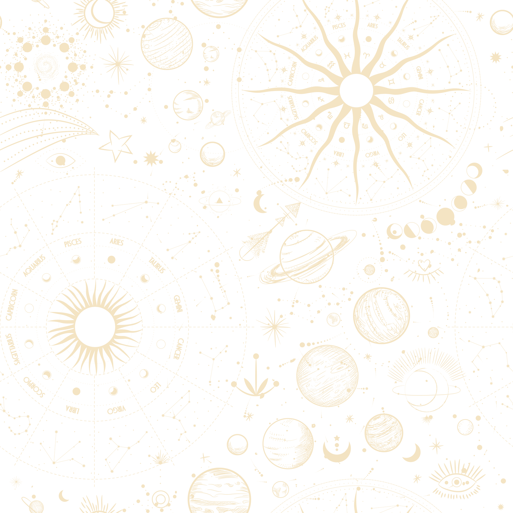 Moon Phases Background